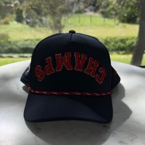 Florida Panthers CHAMPS Cap with Red Accents